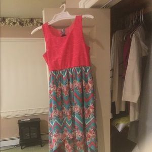 Girls 14 short long dress